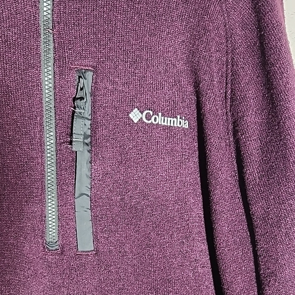 Columbia Sweater Womens Size XL Purple Pull Over - Picture 2 of 9